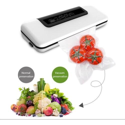 Automatic Vacuum Sealer Packer Vacuum Air Sealing Packing Machine For Food Preservation Dry, Wet, Soft Food with Free 10pcs Bags
