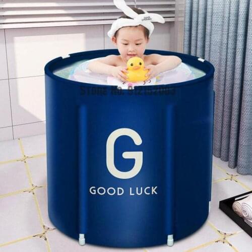 Bath Bucket Adult Foldable With Heater Household Body Thickening Heating Bath Bucket Automatic Heating Artifact