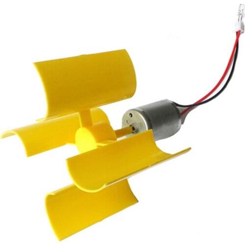 High Quality 3v-5v Small Motor Vertical Micro Wind Turbines Blades Power Generator DIY Kit 1PCS