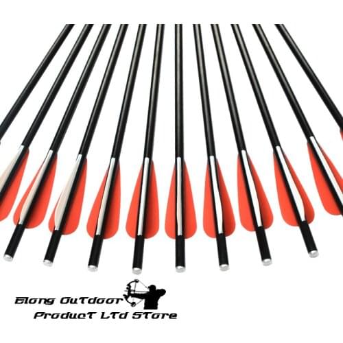 12X 18" Fiberglass Crossbow Bolts 3" Vane Flat Knocks 100Gr Steel Tips Archery Bow Free Shipping Outdoor Sport Hunting Arrows