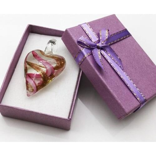 16 PCS free shipping 7 * 5 * 2 cm random mix color pendant necklace earrings ring set paper gift boxes, Christmas gift boxes/C