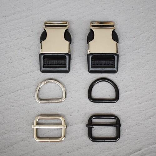 50 Sets 25mm Plastic Side Release Buckle Belt Clip For Tactial Backpack Luggage Straps For Dog Leash Harness Accessories 3s