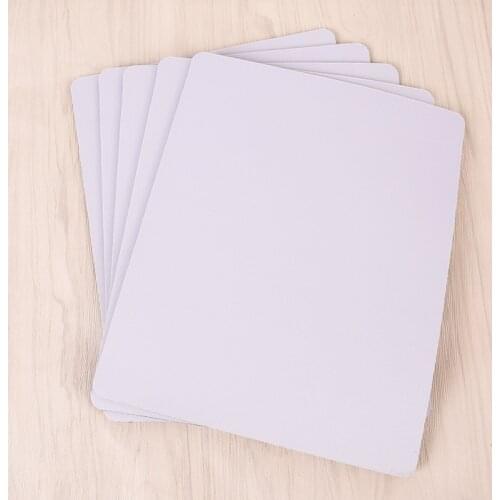 White Mouse Pad Fabric Gaming Mouse Mat Pad 3mm Thick Non Slip Foam High Quality 260*210*3mm