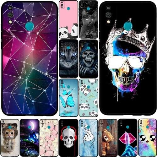 Phone Case For Huawei Honor 30 Lite 9X Lite Play 4 5G X10 Pro Case Soft Silicone TPU Back Cover For Honor X10 Phone Cases Cat