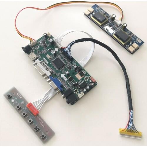 For CLAA220WA01 CLAA220WA09 21.6" VGA+DVI 1680*1050 Inverter 4CCFL 30Pin LVDS M.NT68676 LCD display controller card DIY kit