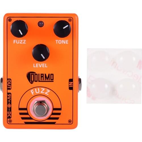 Dolamo D-2 FUZZ Guitar Effect Pedal with True Bypass Guitar Pedal for Electric Guitar Accessories