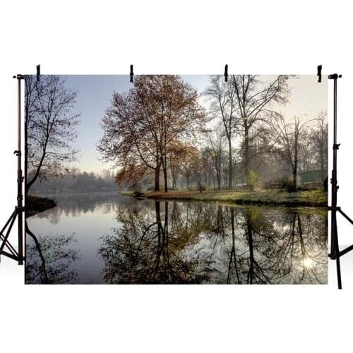 Photography Backdrops Autumn Fallen Leaves Maple Forest Sunshine Scenic Photo Backgrounds Photocall For Photo Studio