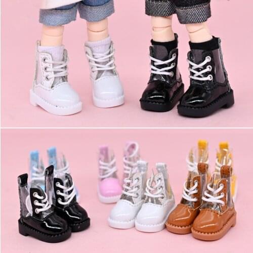 HOUZIWA New Doll Accessories 1/12 BJD Shoes OB11 Doll Shoes