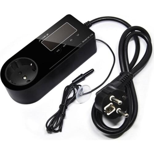 Intelligent Digital Thermostat EU Plug Temperature Regulator Aquarium Reptile