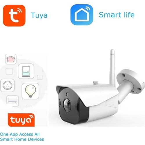 Wouwon 1080p IP Camera Tuya Smartlife App Waterproof Outdoor Wireless WiFi Security Camera Surveillance CCTV Camera