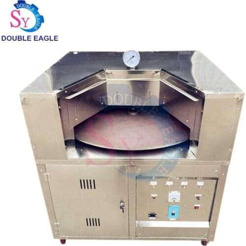 China supplier commercial Gas heating clay rotary biscuit furnace/oval corn tortilla automatic rotating baking pancake oven