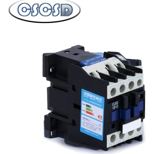 1pcs AC contactor CJX2-1810 2510 3210 1210 0910 18A switches single phase three phase voltage 380V 220V 110V 36V 24V
