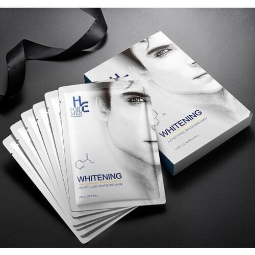Hearnmens facial mask moisturizing whitening oil control acne to blackheads fade acne marks shrink pores whitening moisturizing