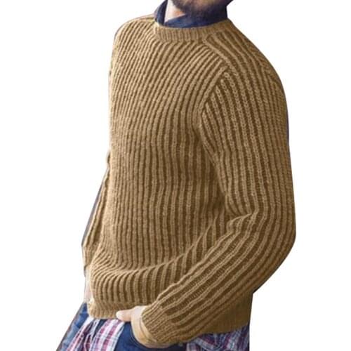 Fashion Men Pullovers Solid Color O Neck Long Sleeve Pullover Sweater Knitwear свитер Mens Clothing 2021