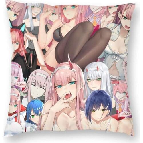 Aoocasi Stain Resistant Pillow Covers Stylish Comfortable Popular Anime Throw Pillow Cushion Decorative for Sofa Patio Bed