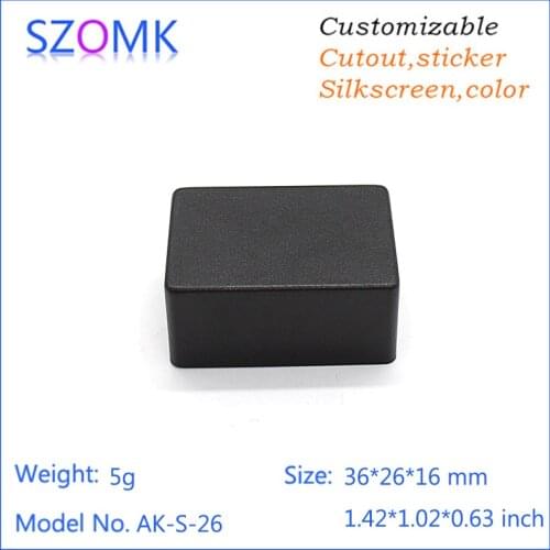 25 pieces two colors small plastic junction enclosure 45*36*17 mm 1.77*1.42*0.67 inch small hinged plastic boxes