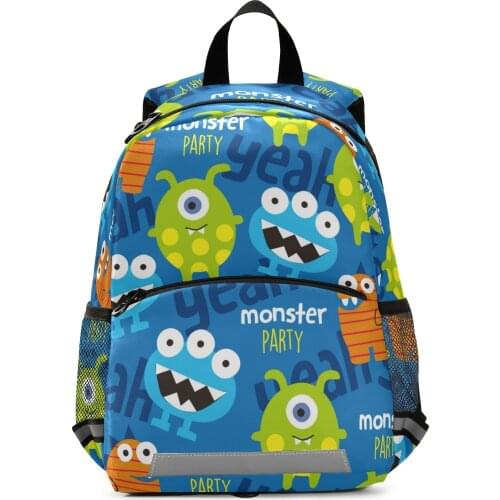New Child Backpack Boys Girls School Bag for Kids Children Toddler Kindergarten Toy Cute Cartoon Monster Party Animal Schoolbag