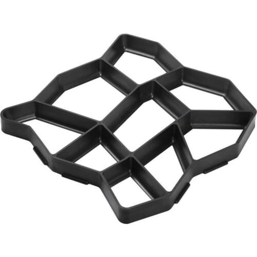 Plastic Manually Path Paving Mold Ice Flower Type Concrete Cement Stone Brick DIY Paving Paver Walk Mould Garden Building Tool