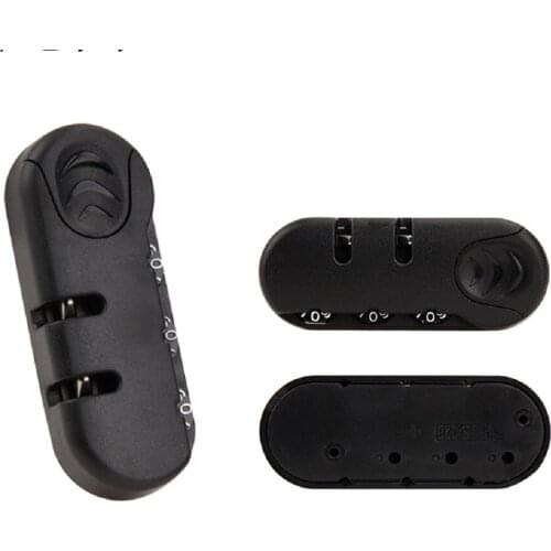 Luggage Portable Safety Fixed Combination Lock Combination 3 Grid Code Lock Is Often Used for Luggage Bag Travel Suitcase Lock