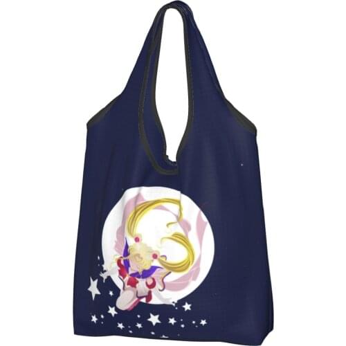 Pink Sailor Princess (5) Canvas Bag Woman Cheap Bag Kawaii Anime Ins tote Bag