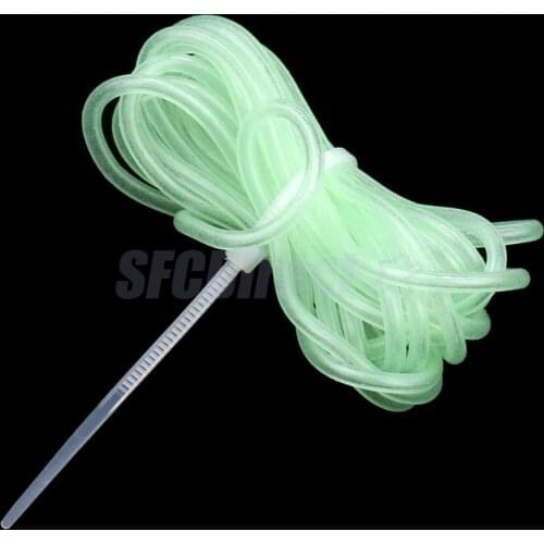 2m Silicone Carp Fishing Rig Tubes Fishing Hair Rigs DIY Luminous Rig Sleeves Terminal Tackle