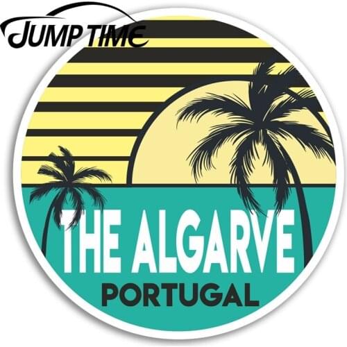 Jump Time Algarve Portugal Vinyl Stickers Travel Sticker Laptop Luggage Decal Truck Window Car Wrap Car Accessories