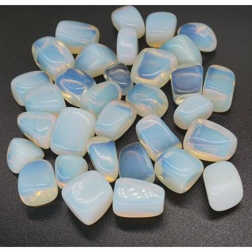 Opalite Healing Crystal Specimen Material Reiki Tumbled Natural Stone Bulk Aquarium Decoration Gemstone For Jewelry Making Craft