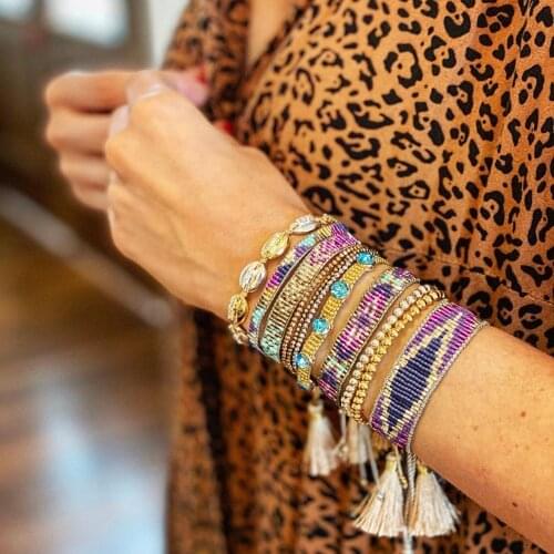 BLUESTAR Femme Mexican Pulseras Mujer MIYUKI Bead Bracelets Handmade Crystal Shell Jewelry 2021