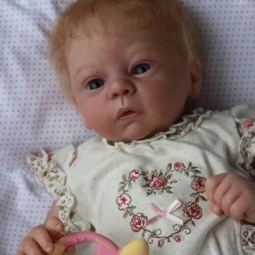 18Inch Babe Reborn Full Silicone Baby Doll Bathe Toy Realistic Babe Doll Reborns Toddlers Newborn Baby Dolls Children Present
