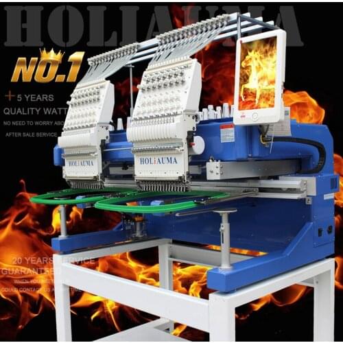 5 years warranty!High quality Cap/T-shirt computerized 2 head used tajima tubular embroidery machine