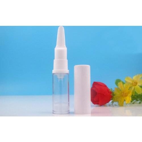 5ML clear airless bottle long vacuum pump white lid lotion emulsion serum sample eye essence skin care cosmeticpacking