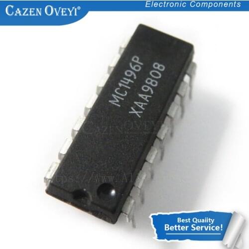 5pcs/lot MC1496P DIP-14 MC1496 DIP 1496P MC1496BP DIP14 In Stock
