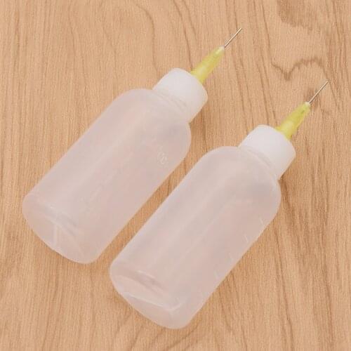 50ml 2PCS Plastic Ceramic Tools Squeezing Mud Bottle Point Line Decorative DIY Handmade Craft Making Tools Accessories
