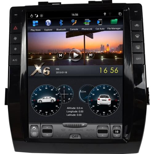 Tesla 2DIN Android 13 inch vertical screen car stereo Radio player for Toyota Alphard 30 Series 2010-2019 auto GPS navigation