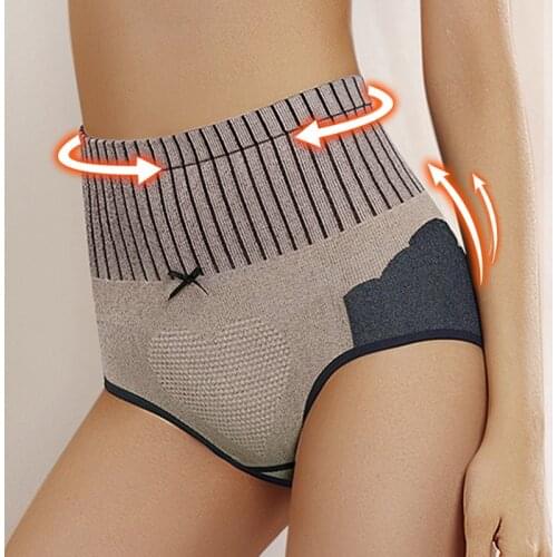 Seamless Panties Underwear Women High Waist Brief Hip Lift Underpants Breathable Pant Sexy Lingerie M-XL Body Shaper