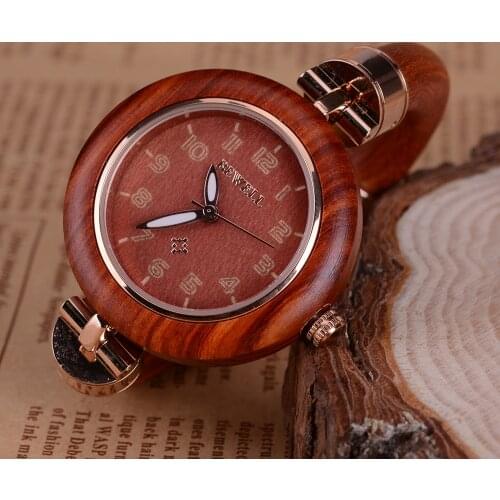 BEWELL Ladies Wood Band Female Quartz Watch relogio feminino DROPSHIPPING Brand Women Bamboo Watches Special Design Watch 151A