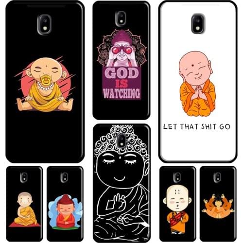 Cute Buddha Monk Zen Buddhism For Samsung Galaxy J5 J3 J7 2017 J1 A3 A5 2016 A6 A8 J4 J6 Plus J2 Core 2018 Phone Case