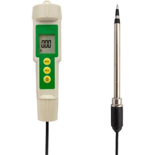 Digital Soil Tester Soil EC TDS CF Analyzer For Greenhouse Cultivation Horticulture Laboratory Probe Soil Conductivity Meter