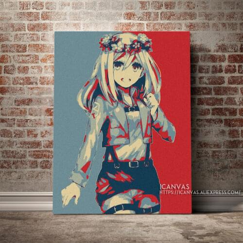 Shingeki No Kyojin Historia Reiss Decoration Prints Home Decor Canvas Living Kids Room Bedroom Painting Wall Art Studio Poster