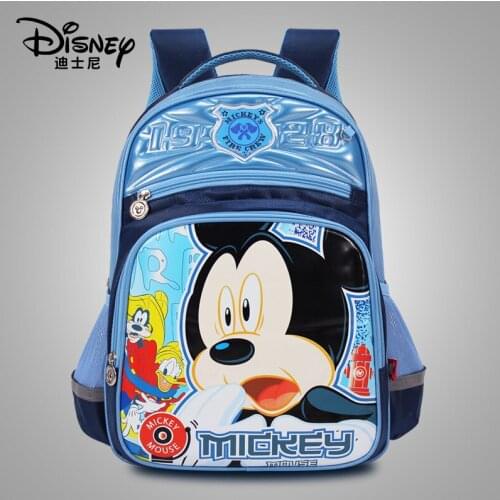 Disney Mickey Mouse Fashion Childrens Backpack Large Capacity Minnie Mouse New Boys Schoolbag Girls Shoulder Bag out Handbag