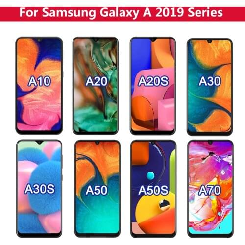 For SAMSUNG GALAXY A10 A105 A20 A205 A20S A207 A30 A305 A30S A307 A50 A505 A70 A705 LCD Display Touch Screen Digitizer Assembly