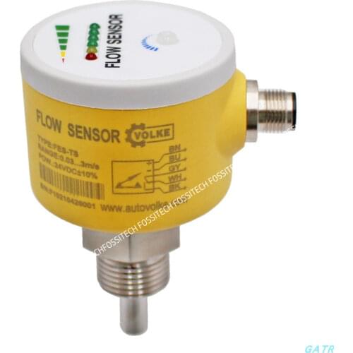 FES Electronic Liquid Flow Switch Water DN15~80 Pump Water Shortage Protection Boiler Vacuum Furnace Fire Pipe Water Flow Sensor