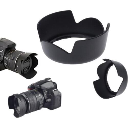 HB-69 Bayonet Mount Camera Lens Hood for nikon D3200 D3300 D5200 D5300 DX18-55mm