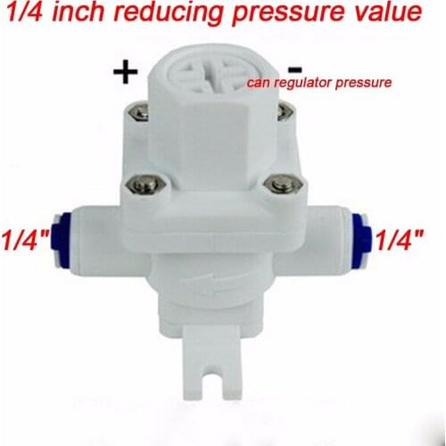 Water Pressure Valve 1/4 inch Pressure Regulator valve for RO systerm water purifier Dropping valve Metal screws