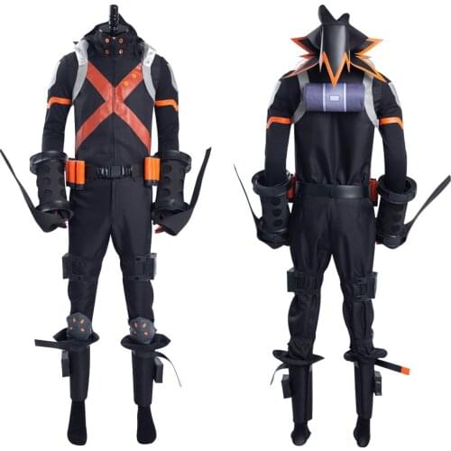 Boku no Hero Academia the Movie 3:World Heroes‘ Mission Katsuki Bakugou Cosplay Costume Halloween Carnival Suit