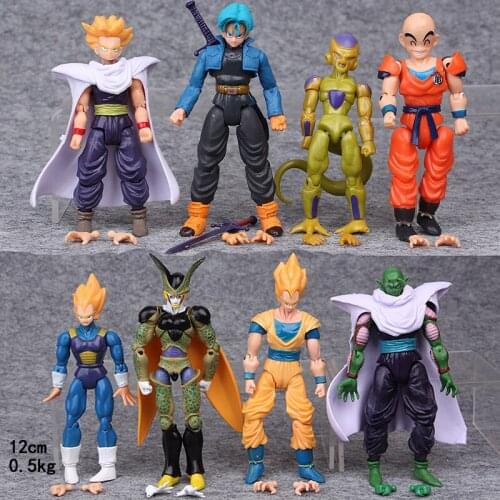 Anime Surrounding 8 Movable Joints Dragon Ball Monkey King Doll Hand-made Doll Decoration Theater Version Toy Gift