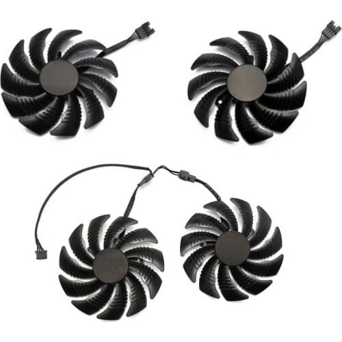 88MM T129215SU PLD09210S12HH 4Pin Cooling Fan For Gigabyte GTX- 1050 1060 1070 960 RX 470 480 570 580 Graphics Card Cooler Fan