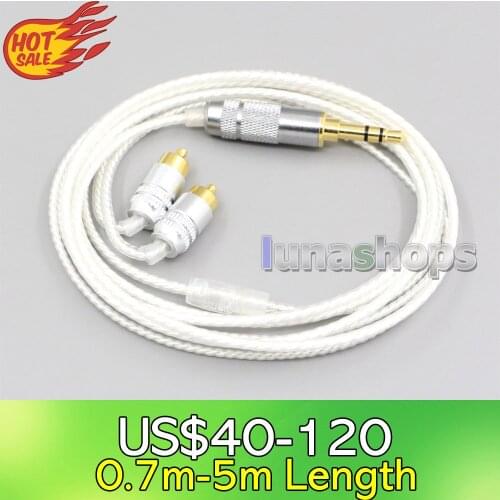 LN006630 3.5mm 4.4mm XLR 2.5mm Hi-Res Silver Plated 7N OCC Earphone Cable For Sony IER-M7 IER-M9 IER-Z1R