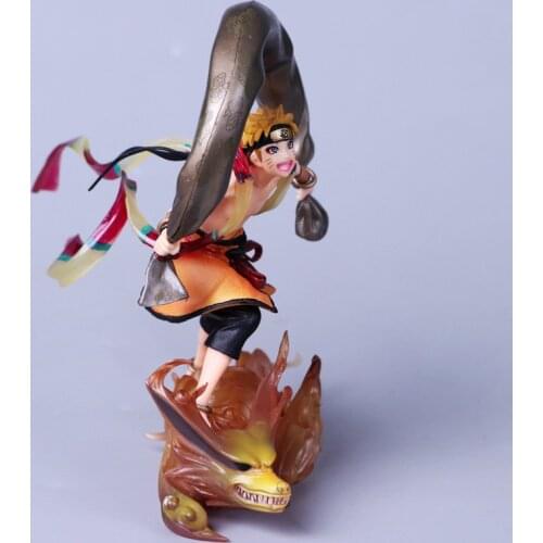 Na Shippuden Uzumaki Na Fujin / Uh Sasuke Raijin PVC 18CM Figure Collectible Model Toy Doll