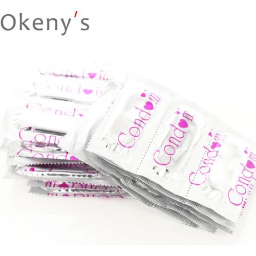 Wholesale Condoms 100 Pcs/lot Ultra Thin Large Oil Latex Sex Condoms for Men Contex Safer Contraceptives